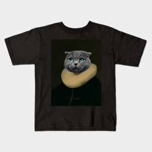 Portrait of a Cat Kids T-Shirt